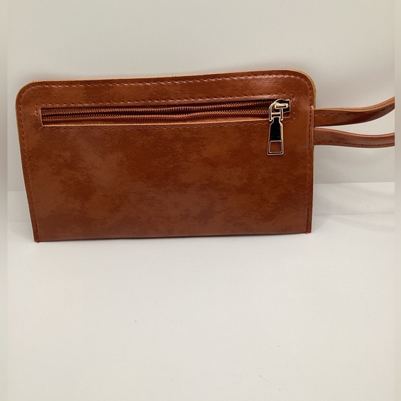 Vegan bag collection. 4 piece ensemble. Cognac Brown - Picture 9 of 16